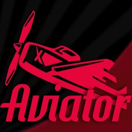 Aviator online game logo by Spribe on koningbet-online.com