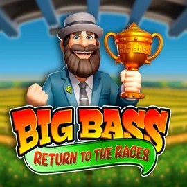 Big Bass Return to the Races logo – Slots by Pragmatic Play at Koning Bet