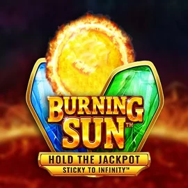 Official Slots logo: Burning Sun by Wazdan at Koning Bet