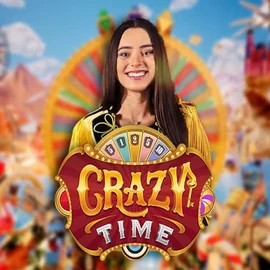 Crazy Time logo – Live Casino by Evolution at Koning Bet