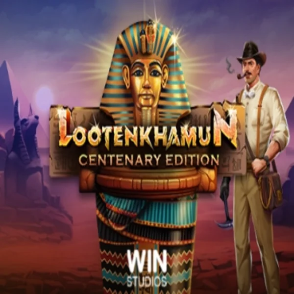 Loot'en Khamun the Dead Sea Scrolls slot logo by Win Studios at Koning Bet