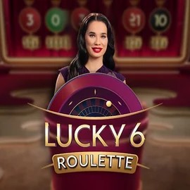 Lucky 6 Roulette slot logo by Pragmatic Play at Koning Bet