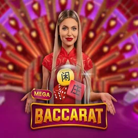 Mega Baccarat casino game by Pragmatic Play – featured logo at Koning Bet