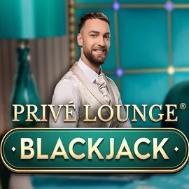 Privé Lounge Blackjack online game logo by Pragmatic Play on koningbet-online.com