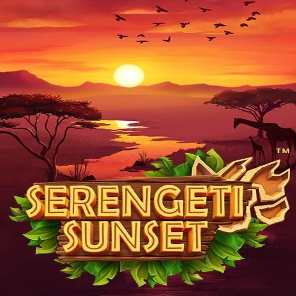Serengeti Sunset online game logo by Skywind Group on koningbet-online.com